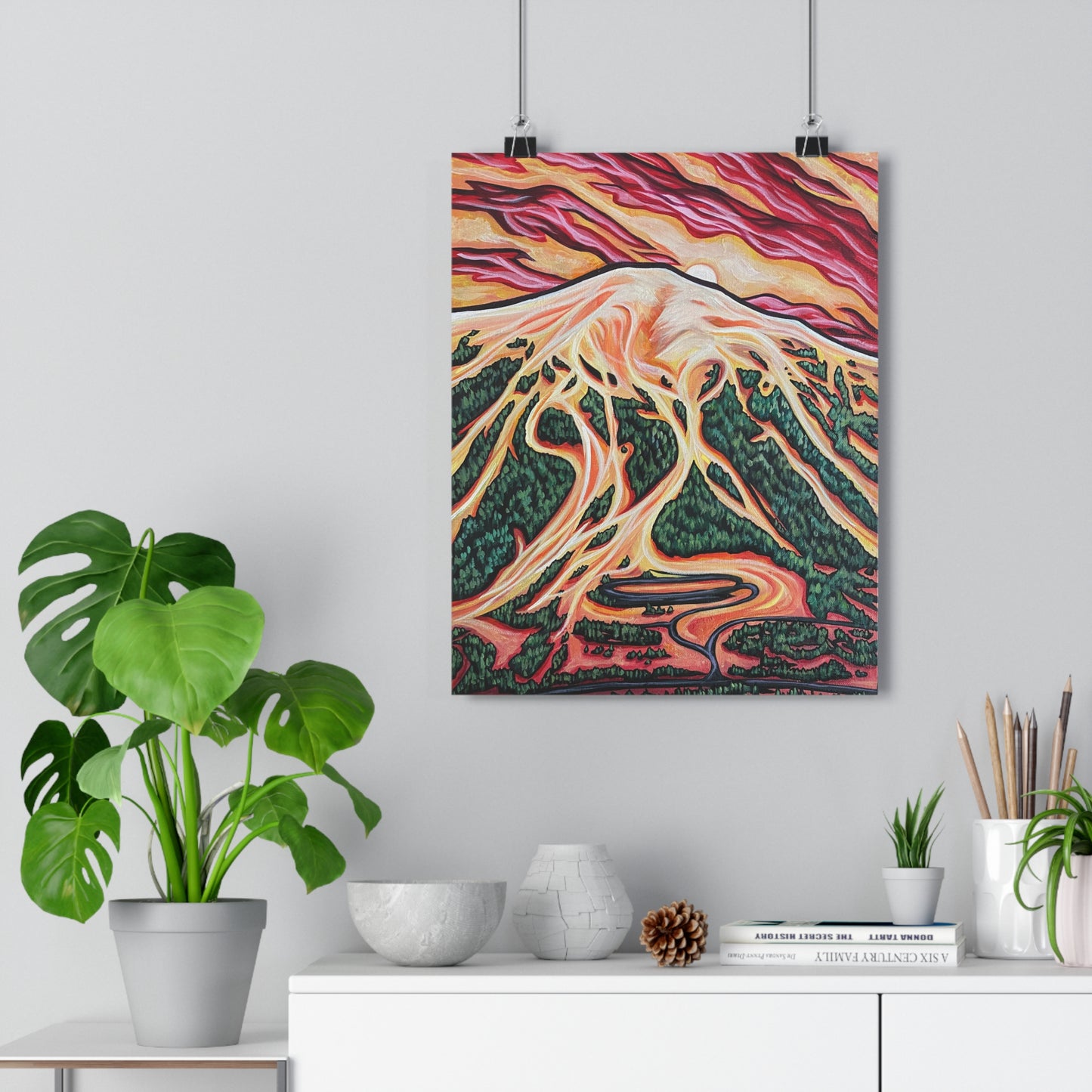“Mt Bachelor Last Light” - PRINT