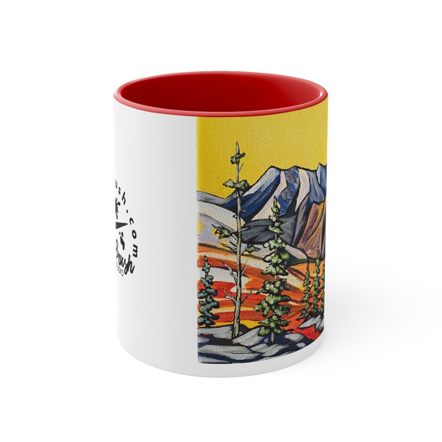 Mountain Aura Accent Coffee Mug, 11oz