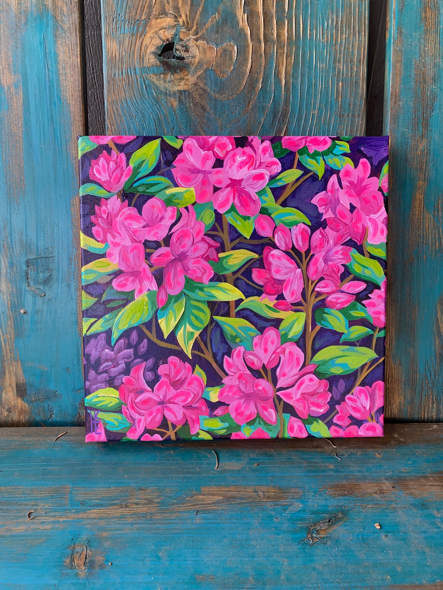 “Rhododendron Glory” ORIGINAL 12x12