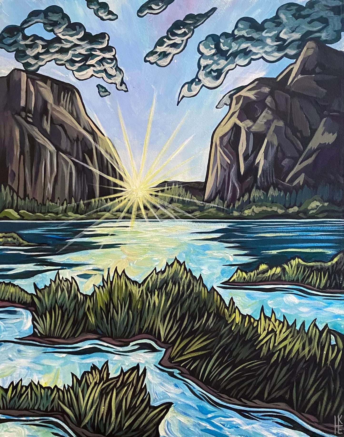 “Yosemite Dawning” ORIGINAL 18x24
