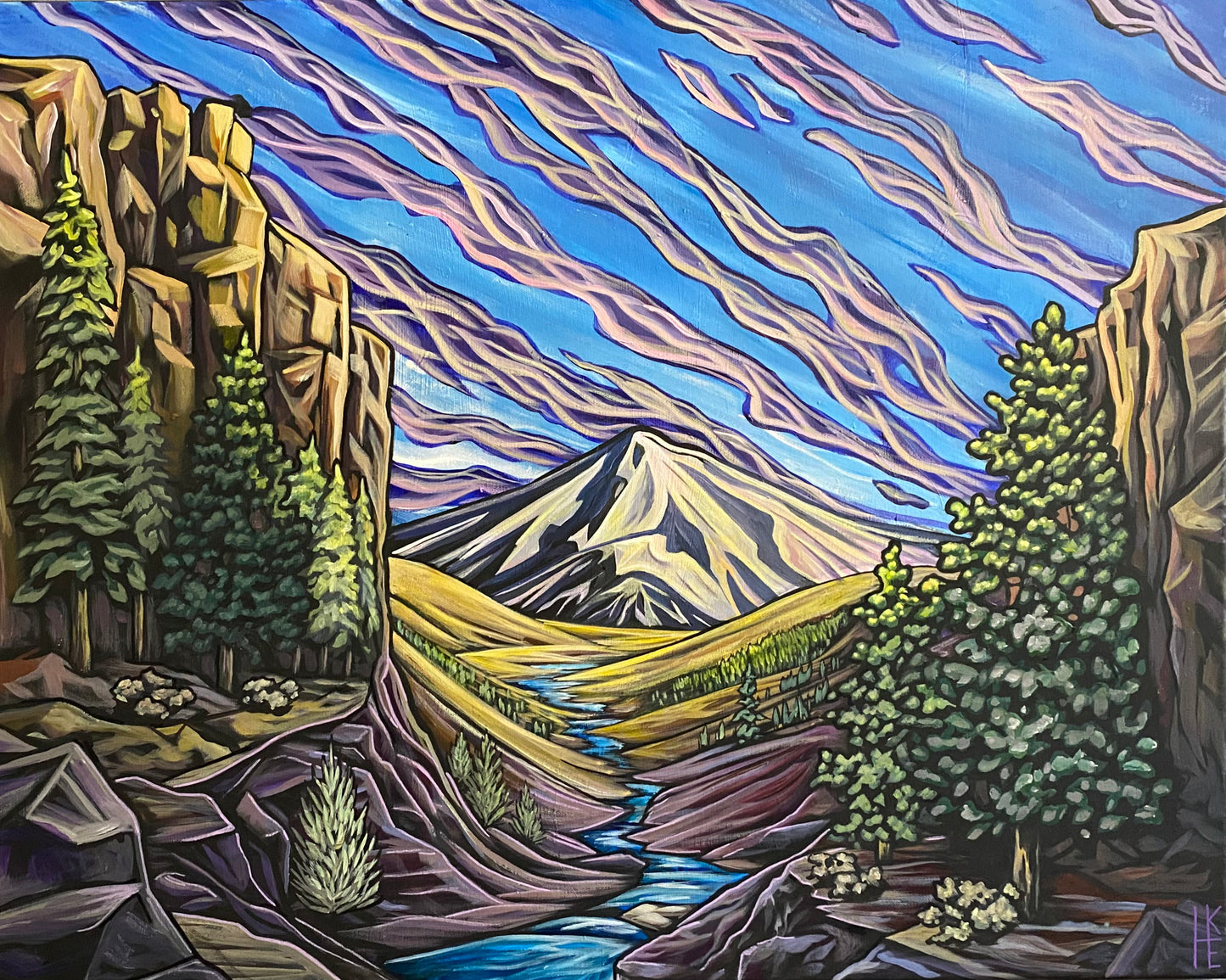 “Morning Mountain Glory” ORIGINAL 30x20