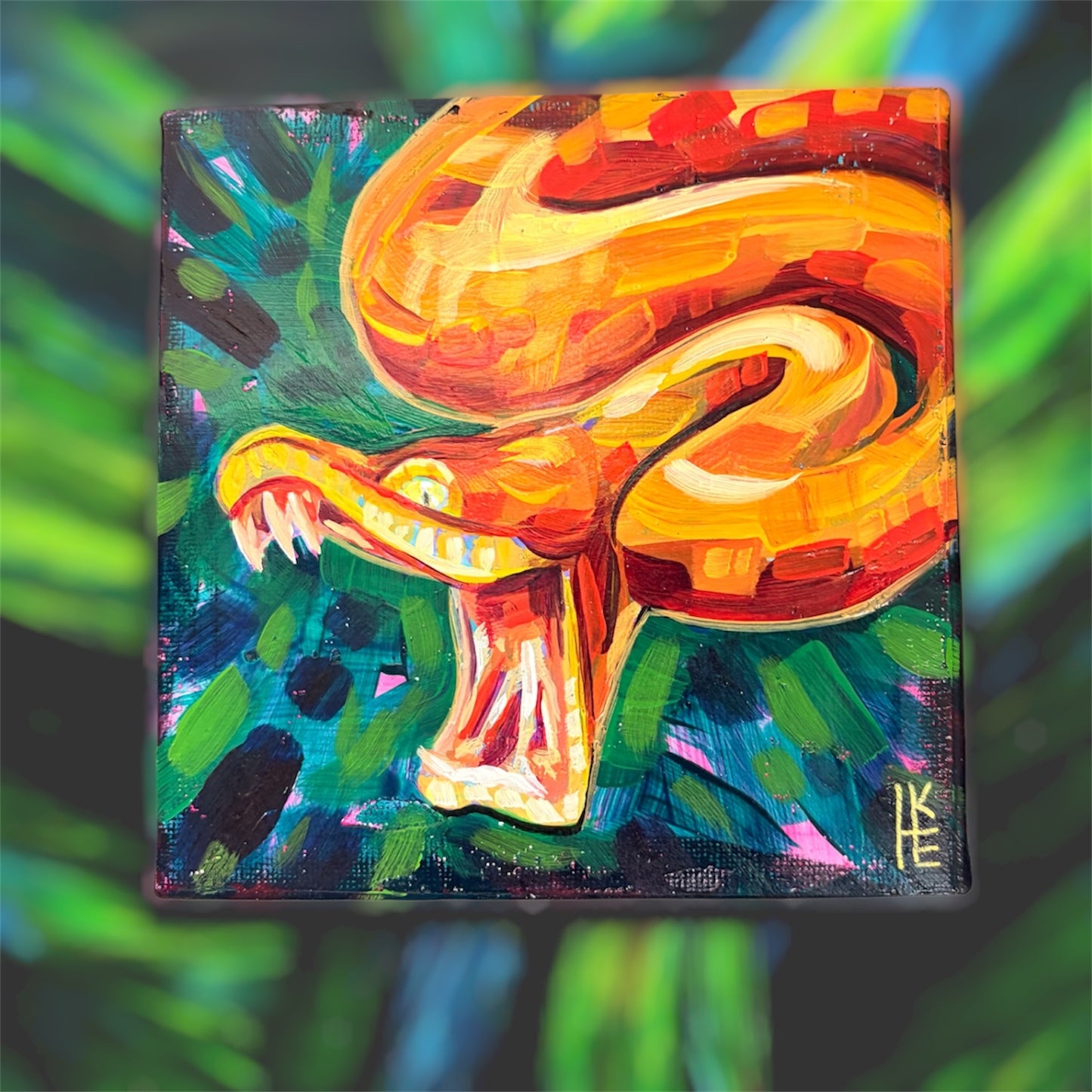 “Jungle Venom” Original Acrylic