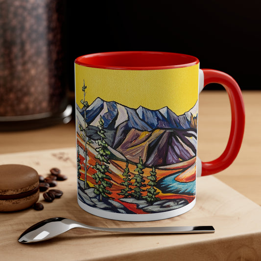 Mountain Aura Accent Coffee Mug, 11oz