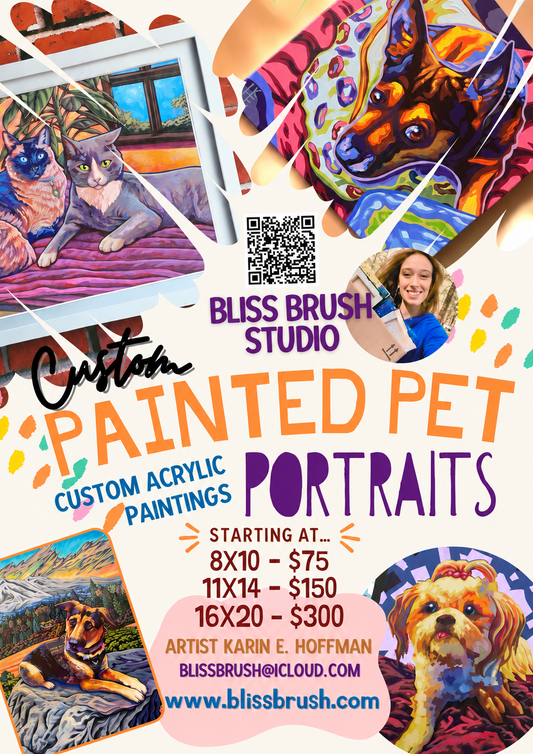 Custom PET PORTRAIT Acrylic Painting