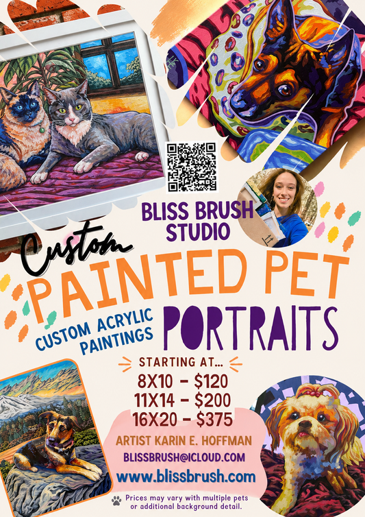 Custom PET PORTRAIT Acrylic Painting